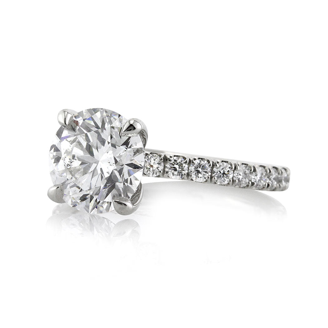 2.32ct Round Brilliant Cut Diamond Engagement Ring