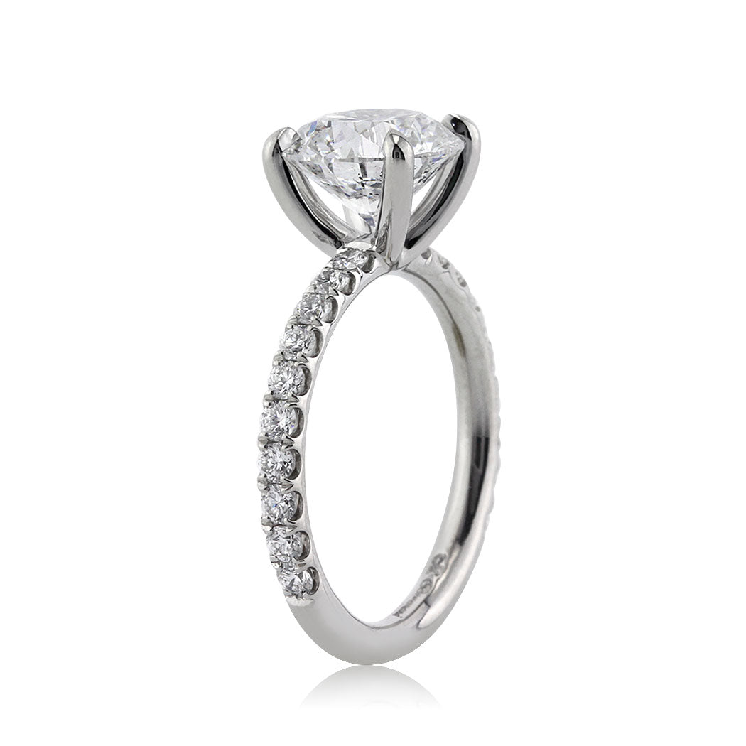 2.32ct Round Brilliant Cut Diamond Engagement Ring