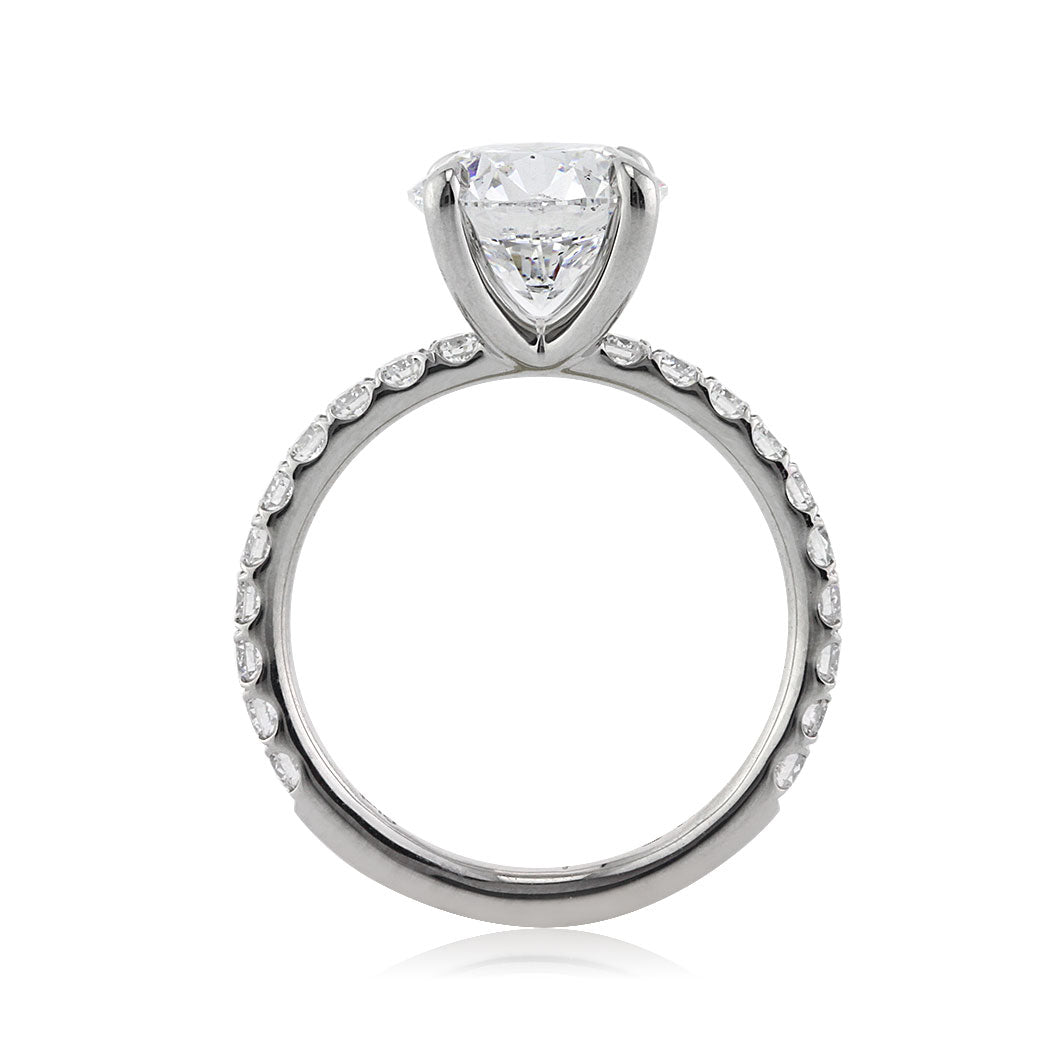 2.32ct Round Brilliant Cut Diamond Engagement Ring