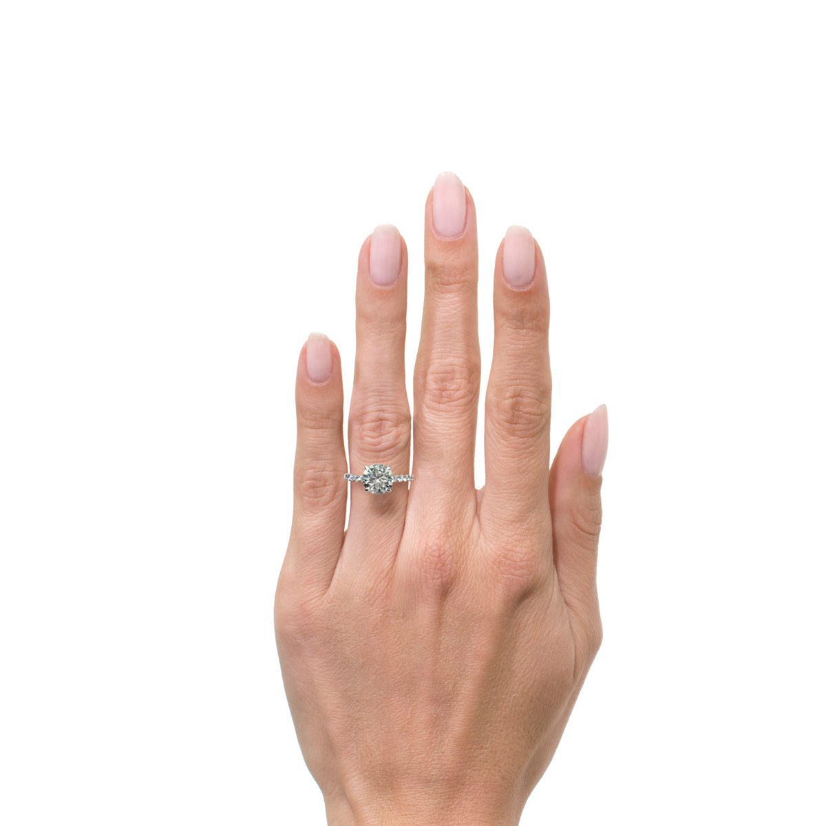 2.32ct Round Brilliant Cut Diamond Engagement Ring