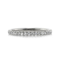 0.50ct Round Brilliant Cut Diamond Wedding Band in Platinum
