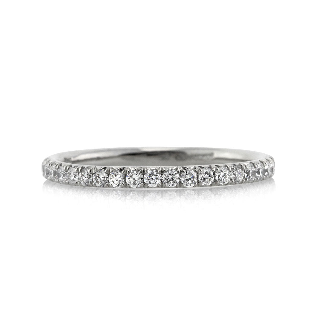 0.50ct Round Brilliant Cut Diamond Wedding Band in Platinum