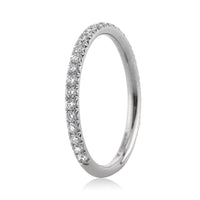 0.50ct Round Brilliant Cut Diamond Wedding Band in Platinum