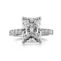 4.89ct Radiant Cut Diamond Engagement Ring