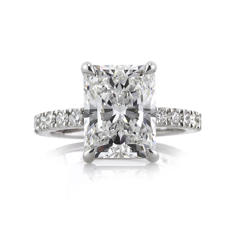 4.89ct Radiant Cut Diamond Engagement Ring