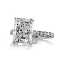 4.89ct Radiant Cut Diamond Engagement Ring
