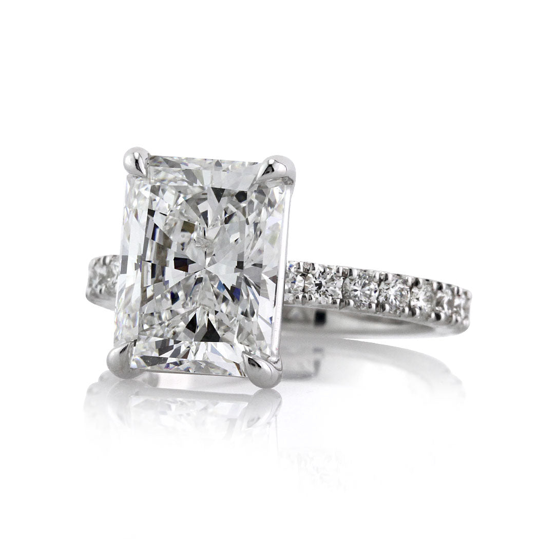 4.89ct Radiant Cut Diamond Engagement Ring