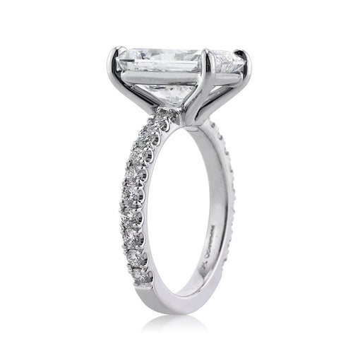 4.89ct Radiant Cut Diamond Engagement Ring