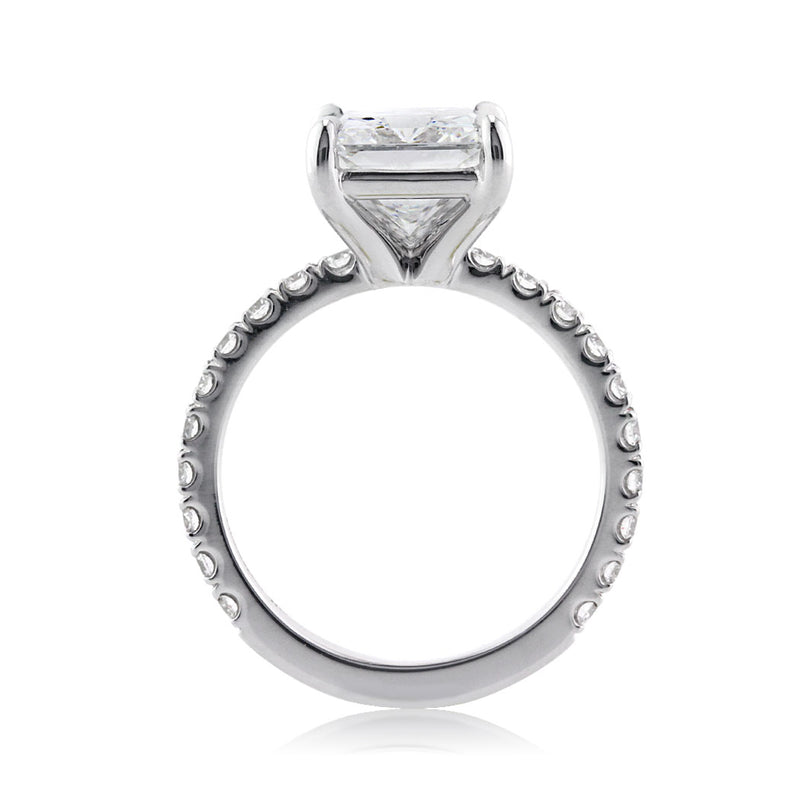 4.89ct Radiant Cut Diamond Engagement Ring