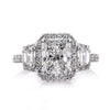 3.14ct Radiant Cut Diamond Engagement Ring