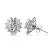 7.20ct Round Brilliant Cut Diamond Stud Earrings