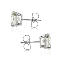 4.32ct Round Brilliant Cut Diamond Stud Earrings