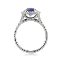 2.33ct Sapphire and Diamond Engagement Ring
