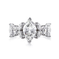 2.25ct Marquise Diamond Engagement Ring