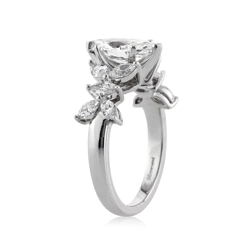 2.25ct Marquise Diamond Engagement Ring