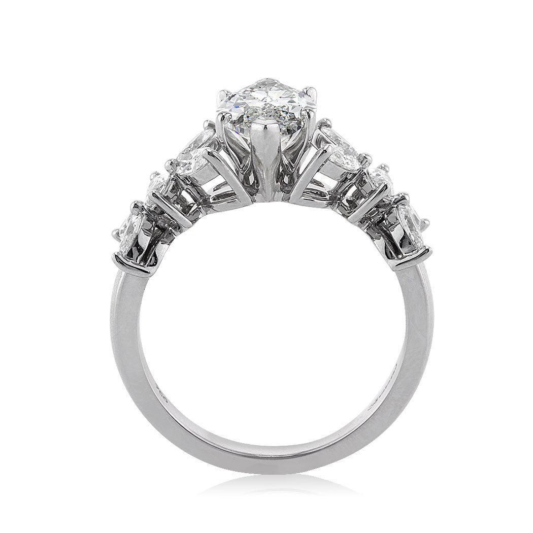 2.25ct Marquise Diamond Engagement Ring