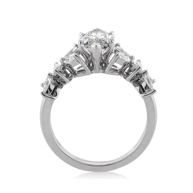 2.25ct Marquise Diamond Engagement Ring