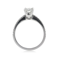 1.18ct Princess Cut Diamond Engagement Ring