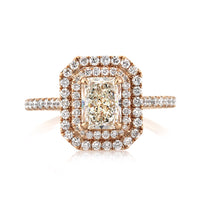 1.57ct Radiant Cut Diamond Engagement Ring