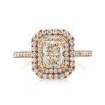 1.57ct Radiant Cut Diamond Engagement Ring