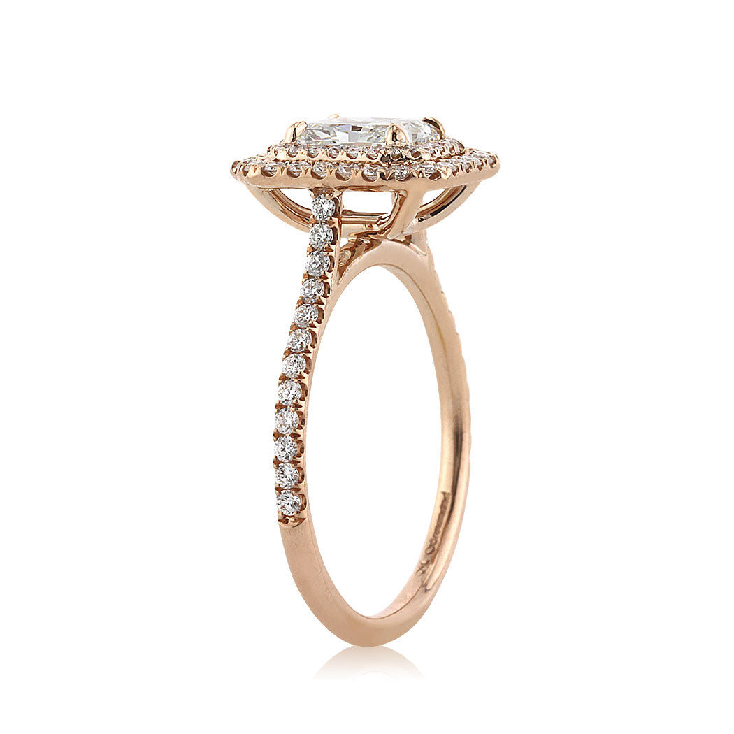 1.57ct Radiant Cut Diamond Engagement Ring