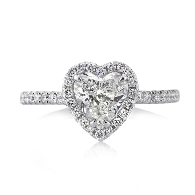 1.40ct Heart Shaped Diamond Engagement Ring