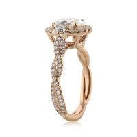 1.82ct Oval Cut Diamond Engagement Ring