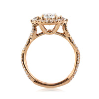 1.82ct Oval Cut Diamond Engagement Ring