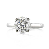 2.26ct Round Brilliant Cut Diamond Solitaire Engagement Ring