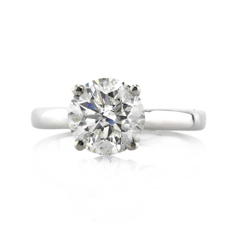 2.26ct Round Brilliant Cut Diamond Solitaire Engagement Ring