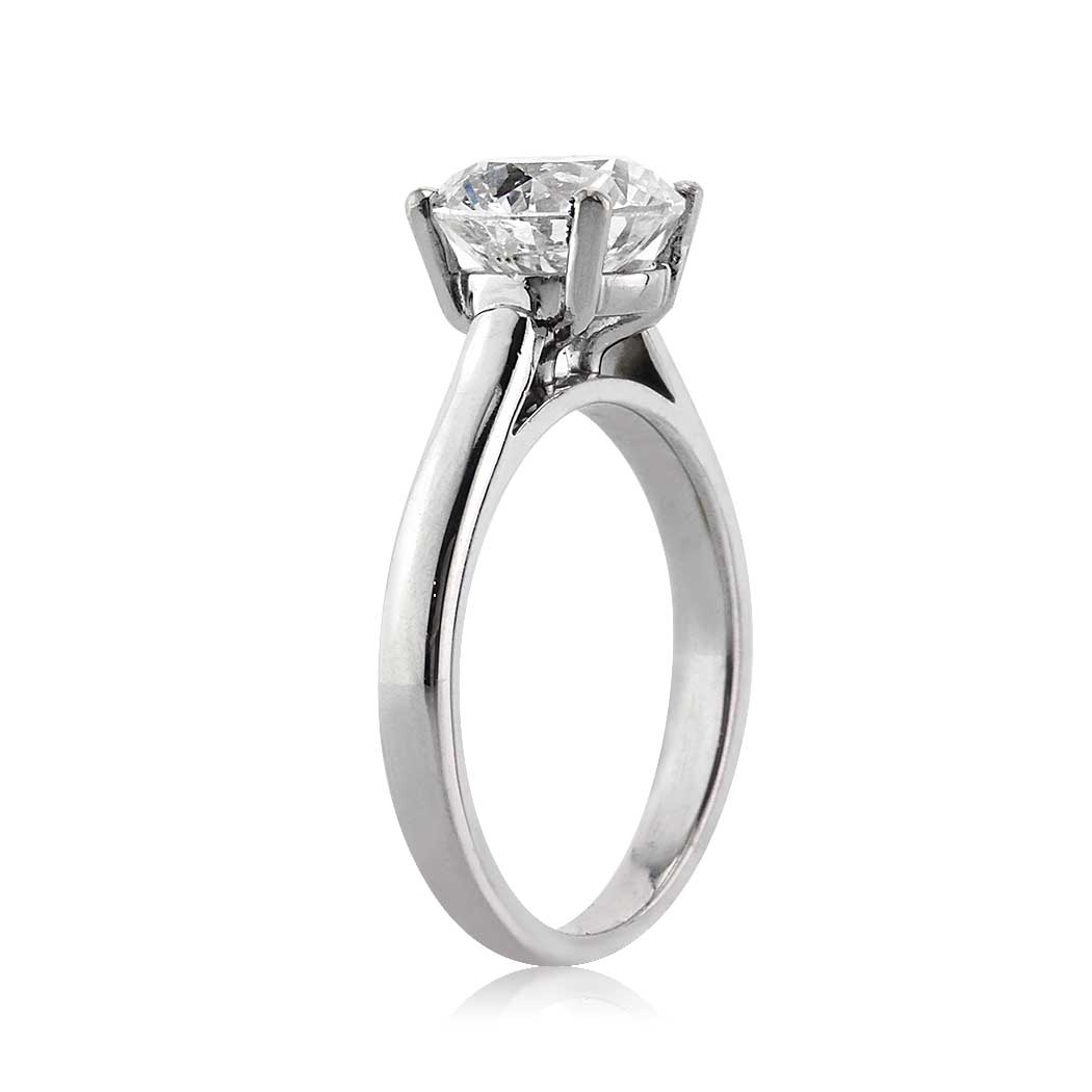 2.26ct Round Brilliant Cut Diamond Solitaire Engagement Ring