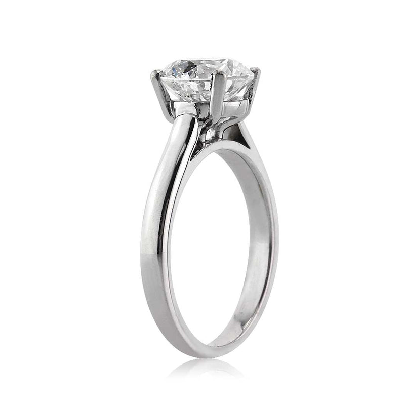2.26ct Round Brilliant Cut Diamond Solitaire Engagement Ring