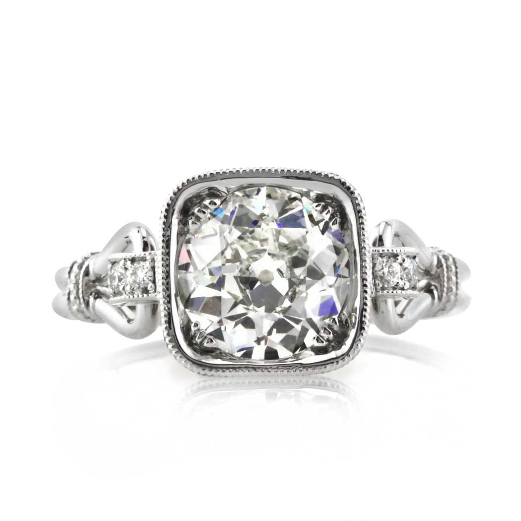 1.70ct Old European Cut Diamond Engagement Ring