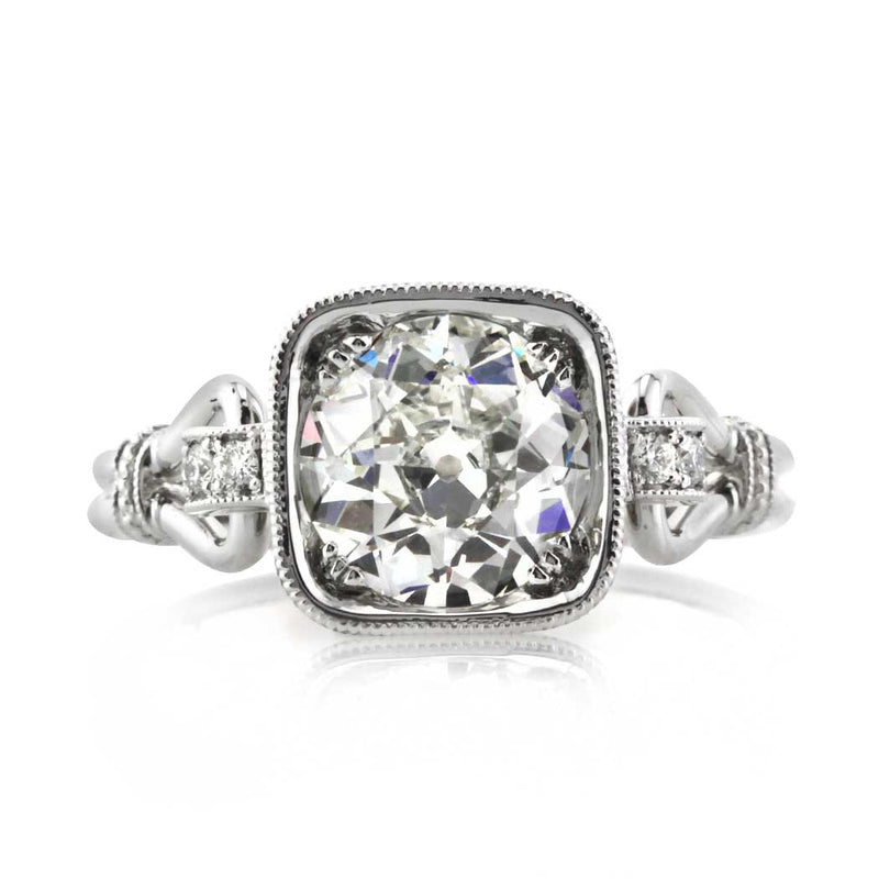 1.70ct Old European Cut Diamond Engagement Ring
