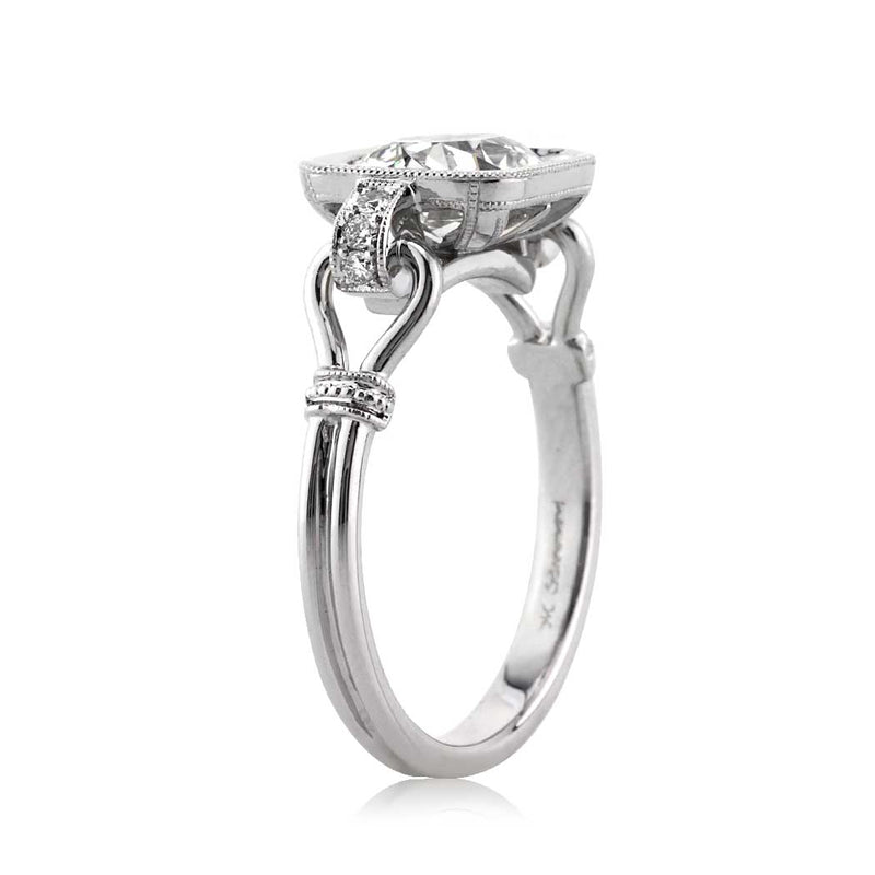 1.70ct Old European Cut Diamond Engagement Ring