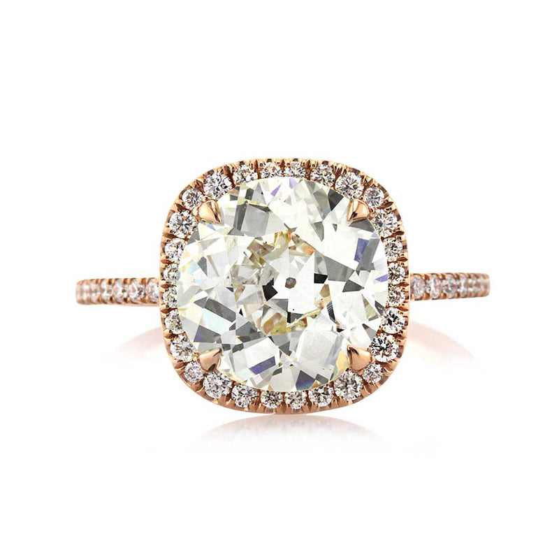 3.56ct Old European Cut Diamond Engagement Ring
