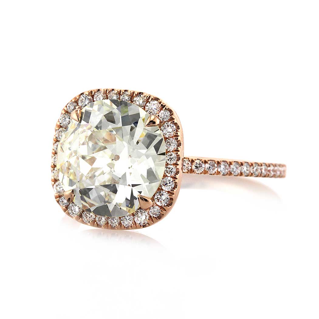 3.56ct Old European Cut Diamond Engagement Ring