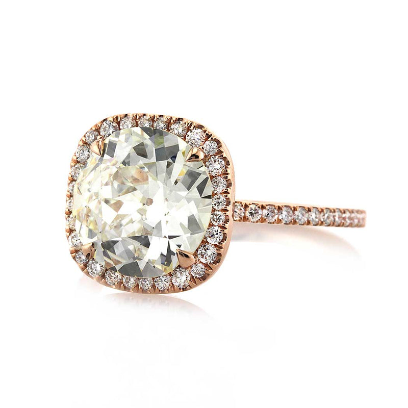 3.56ct Old European Cut Diamond Engagement Ring