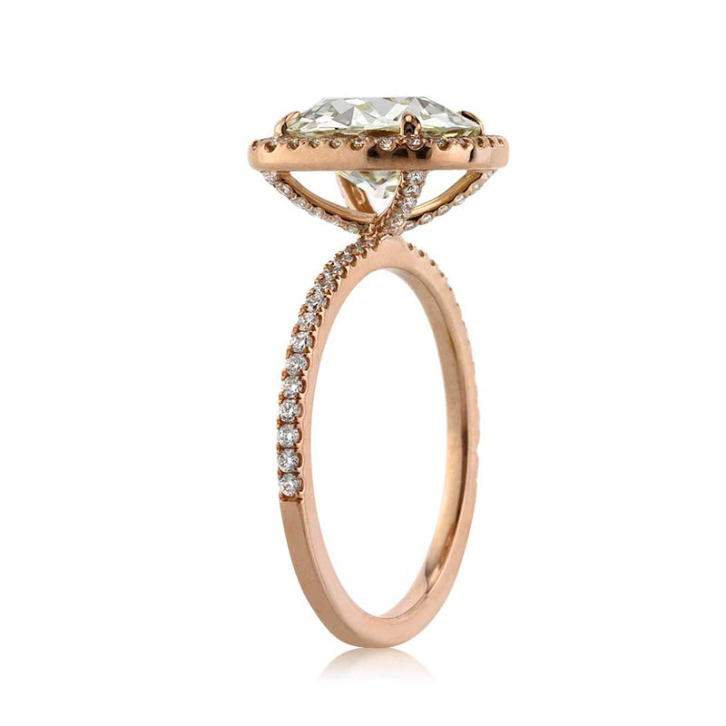 3.56ct Old European Cut Diamond Engagement Ring