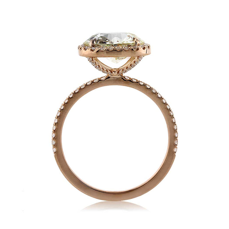 3.56ct Old European Cut Diamond Engagement Ring