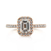 1.51ct Emerald Cut Diamond Engagement Ring