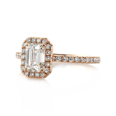 1.51ct Emerald Cut Diamond Engagement Ring