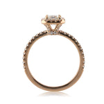 1.51ct Emerald Cut Diamond Engagement Ring