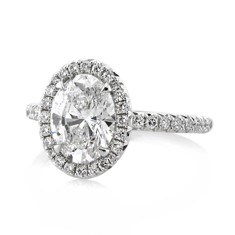 2.56ct Oval Cut Diamond Engagement Ring