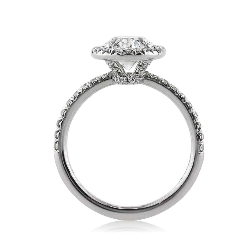 2.56ct Oval Cut Diamond Engagement Ring