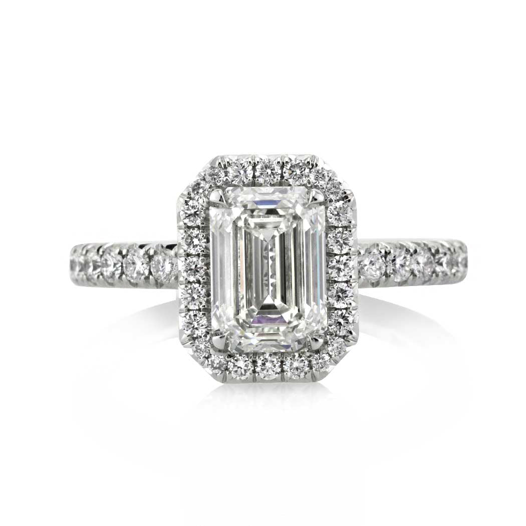 2.87ct Emerald Cut Diamond Engagement Ring