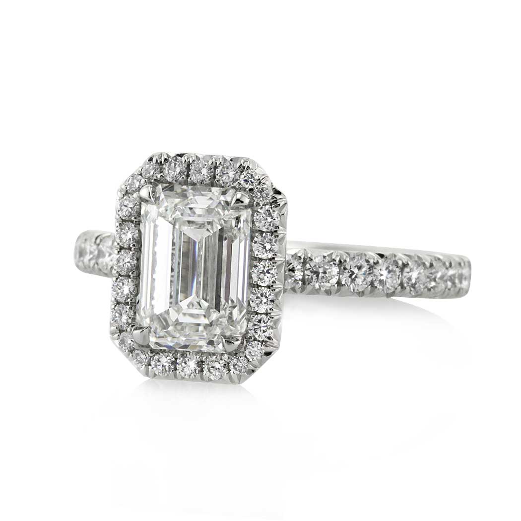 2.87ct Emerald Cut Diamond Engagement Ring