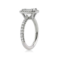 2.87ct Emerald Cut Diamond Engagement Ring