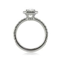 2.87ct Emerald Cut Diamond Engagement Ring