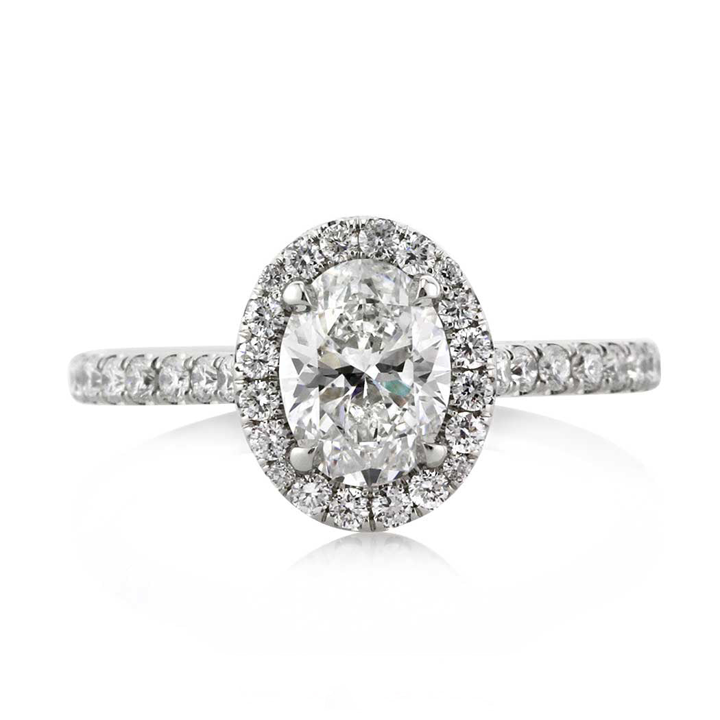 1.60ct Oval Cut Diamond Engagement Ring